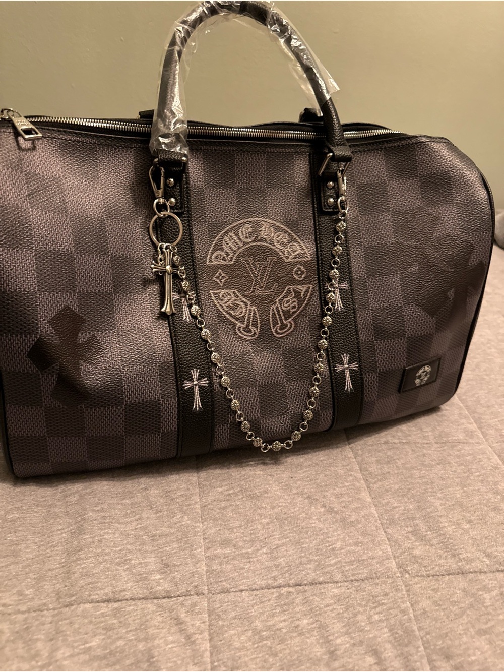 Chrome Hearts x Louis Vuitton Fantasy Custom Bag